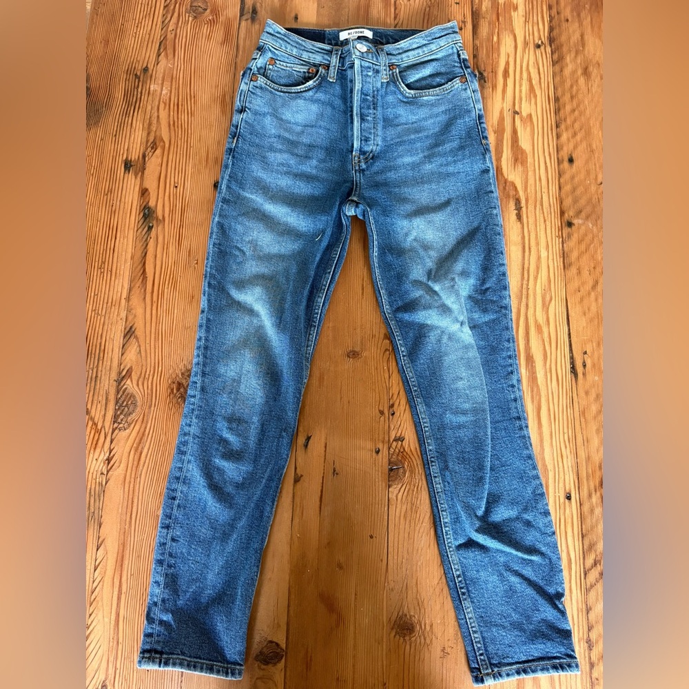 Re/Done Women’s Slim Blue Jeans